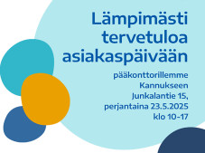 Tervetuloa Korpelan asiakaspäivään!